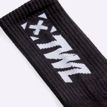 Load image into Gallery viewer, TWL - EVERYDAY CORE SOCKS - BLACK/YELLOW