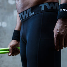 Load image into Gallery viewer, TWL - Men's Shield Compression Shorts - Black