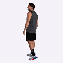 Load image into Gallery viewer, TWL - Unisex Everyday Muscle Tank 2.0 - CHARCOAL MARL/BLACK