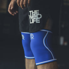 Load image into Gallery viewer, Rehband RX Original Knee Sleeve - 7mm - Blue - PAIR