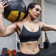 Load image into Gallery viewer, The WOD Life - Women's Swift Bra - Charcoal/Black