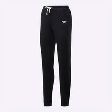 Load image into Gallery viewer, Reebok - Women's Training Essentials Fleece Pants - BLACK
