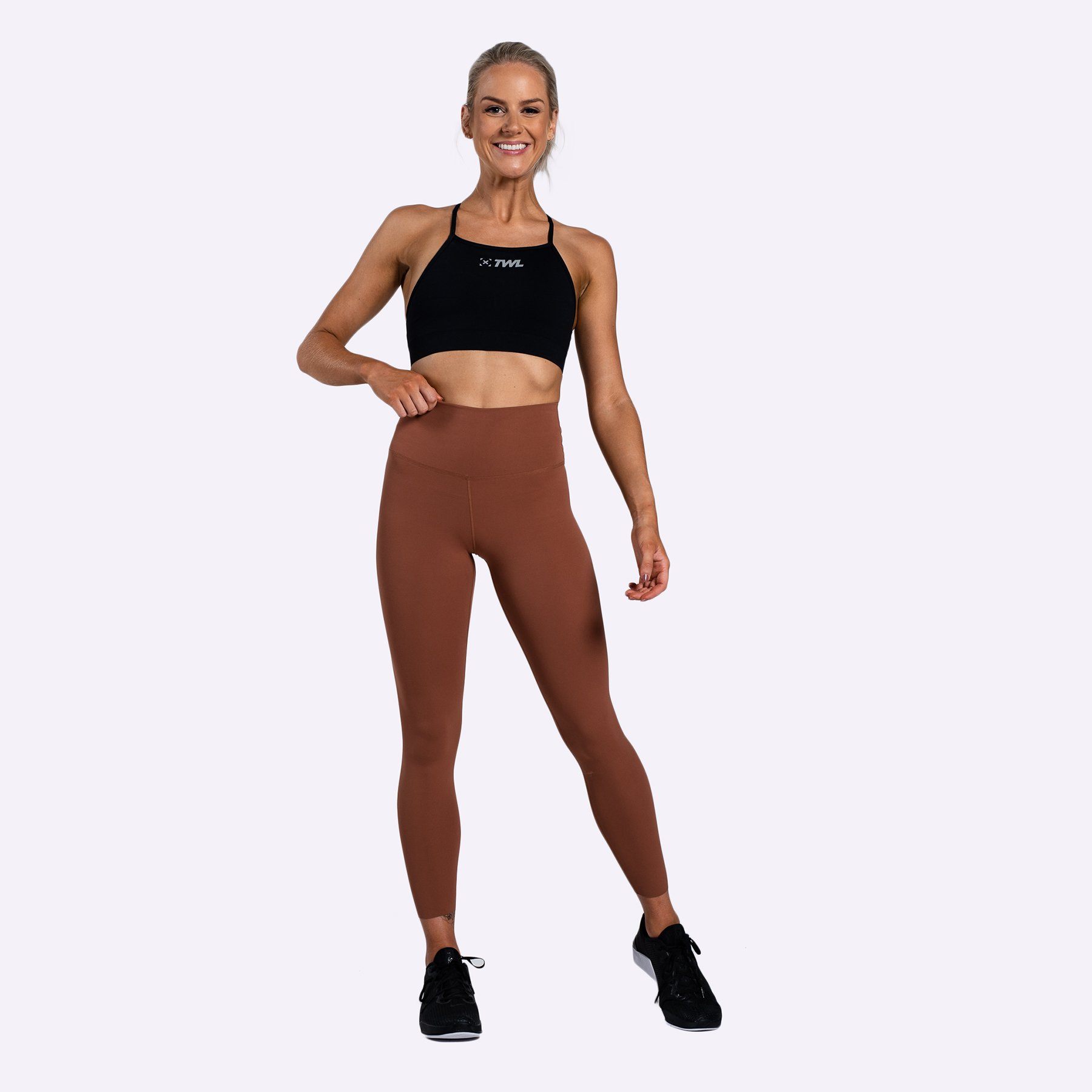 Nike - Yoga Luxe Women's 7/8 Tights - RED BARK/TERRA BLUSH