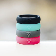 Load image into Gallery viewer, Vidaband Silicone Ring - Black - Women's
