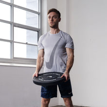 Load image into Gallery viewer, Nike Breathe - Men&#39;s Short-Sleeve Hyper Dry Training Top - Vast Grey/Atmosphere Grey/Black
