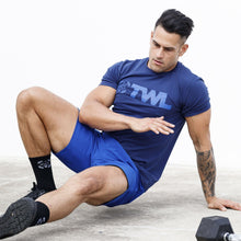 Load image into Gallery viewer, The WOD Life - Men's Sidewinder Shorts - Surf Blue
