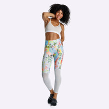Load image into Gallery viewer, Nike Power - Women&#39;s 7/8 High-Rise Training Tights - Pure Platinum/Black
