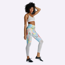 Load image into Gallery viewer, Nike Power - Women&#39;s 7/8 High-Rise Training Tights - Pure Platinum/Black

