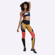 Load image into Gallery viewer, Nike Sport - Women&#39;s Distort Classic Medium Support Bra - Carbon Heather/Game Royal/White
