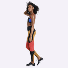 Load image into Gallery viewer, Nike Sport - Women&#39;s Distort Classic Medium Support Bra - Carbon Heather/Game Royal/White
