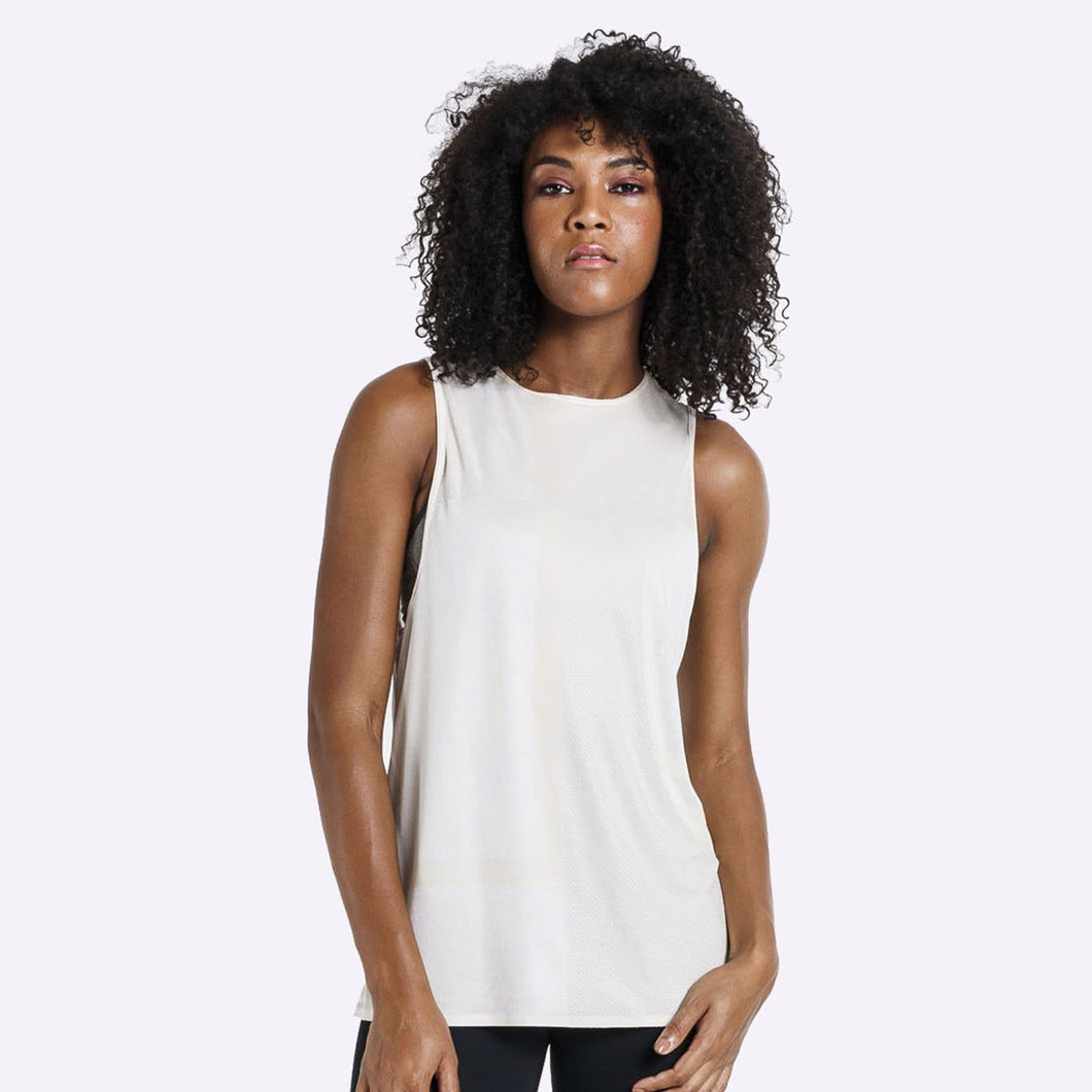 Nike - Women's Knit Training Tank - Light Cream/Pale Ivory/Black