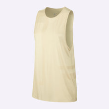 Load image into Gallery viewer, Nike - Women&#39;s Knit Training Tank - Light Cream/Pale Ivory/Black
