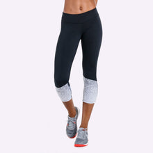 Load image into Gallery viewer, Reebok - Women&#39;s CrossFit Lux Fade 3/4 Tights - Black
