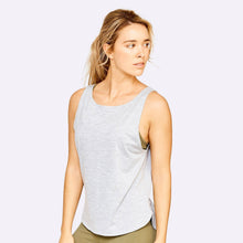 Load image into Gallery viewer, The WOD Life - Women's Swoop Singlet - Light Grey Marle
