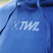 Load image into Gallery viewer, The WOD Life - Women's Wanderer Cropped Hoodie - INDIGO/CERISE
